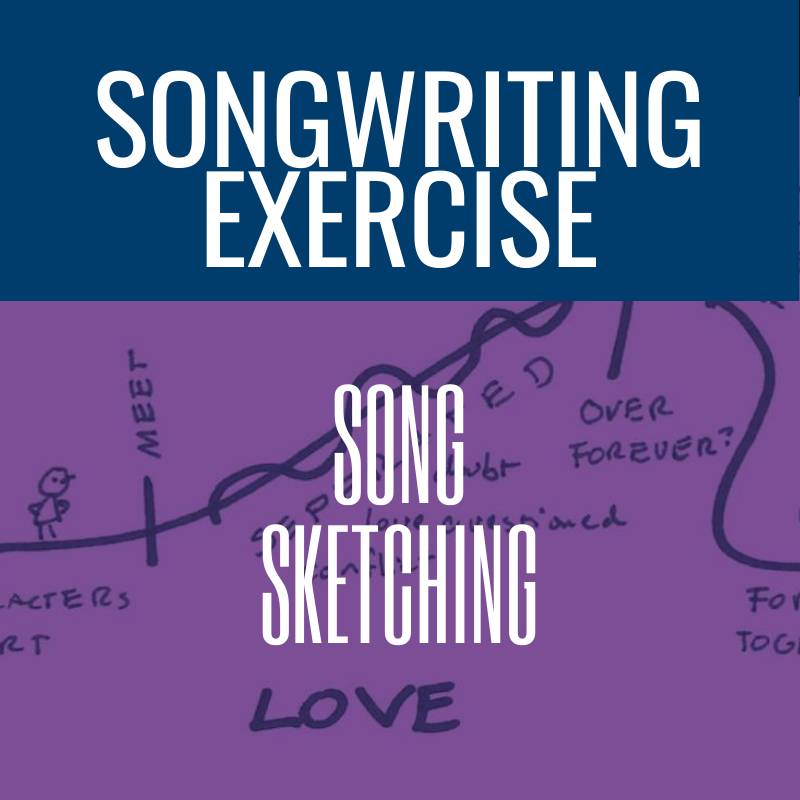 Song Sketching Exercise Using Story Arcs