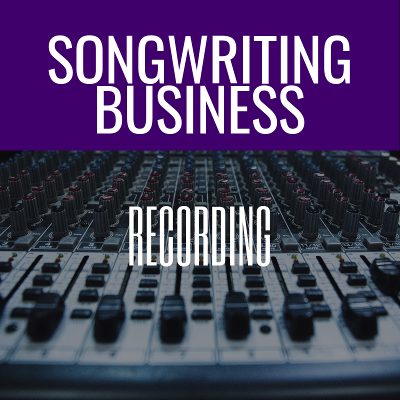 Recording Your Songs
