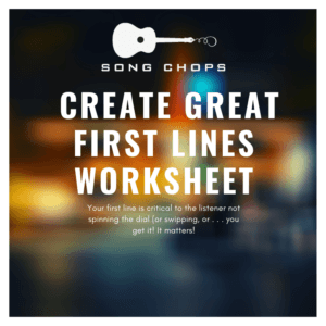 Songwriting Worksheets - Song Chops