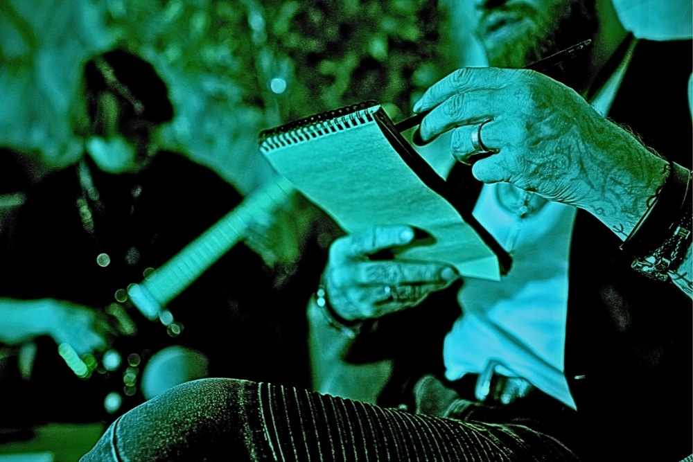 Download the free songwriting split sheet to insure all songwriter ownership percentages are documented.